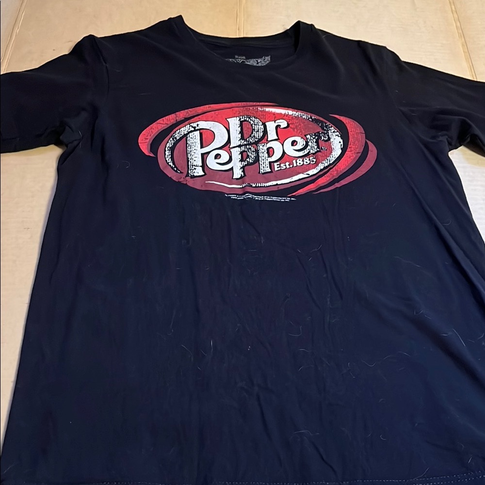 Dr Pepper Black Graphic T-Shirt